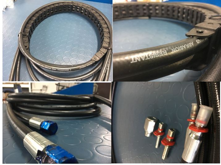 Węże hydrauliczne do wózków widłowych podnośników koszowych toyota komatsu jugenheinfich